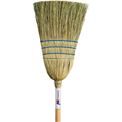 Balai de paille robuste, Trois cordes, Manche Bois GTA Hardware Inc
