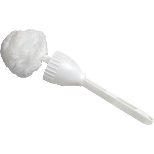 Cleaning Swab with Cup, 14-1/2" L, Acrylic Bristles, White GTA Hardware Inc