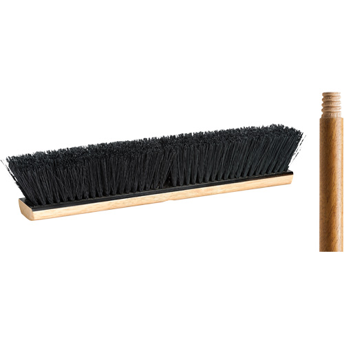 Balai-brosse avec manche, 18", Moyen, Soies Tampico GTA Hardware Inc
