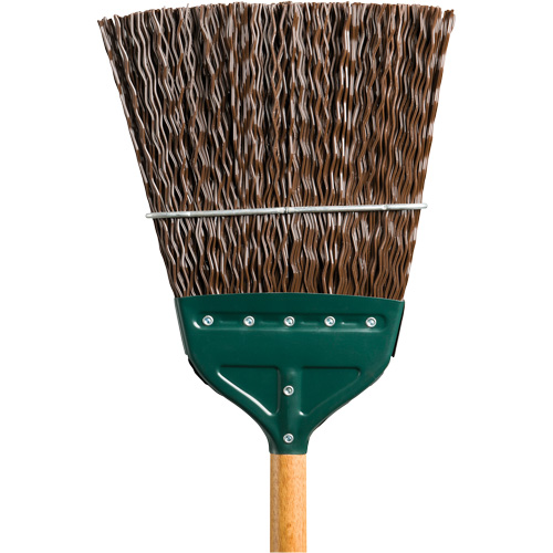 Balai d'aiguillage et de cantonnier, Manche en Bois, Soies en Polypropyl&egrave;ne, 52" lo GTA Hardware Inc