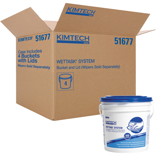 WetTask Wiping System Bucket with Lid GTA Hardware Inc