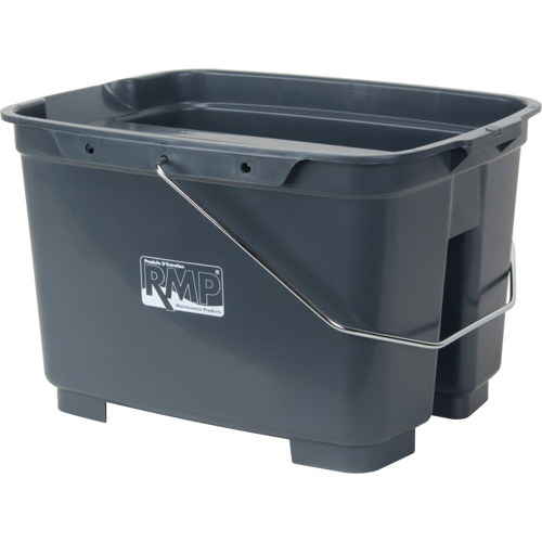 Seau double, Capacit&eacute; de 4,75 gal. US (19 pintes), Gris GTA Hardware Inc