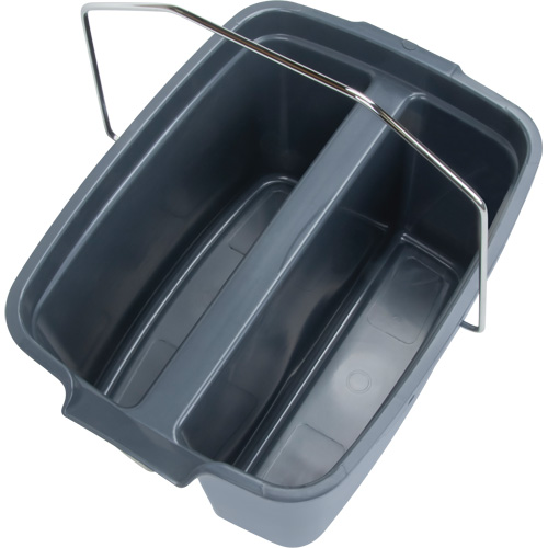 Seau double, Capacit&eacute; de 4,75 gal. US (19 pintes), Gris GTA Hardware Inc