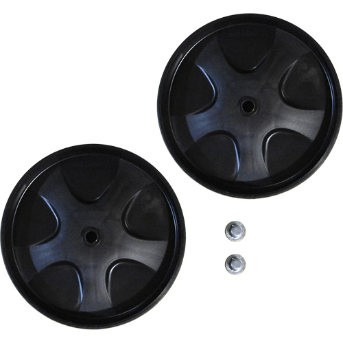 Replacement Wheels & Push Caps for Waste Dolly GTA Hardware Inc