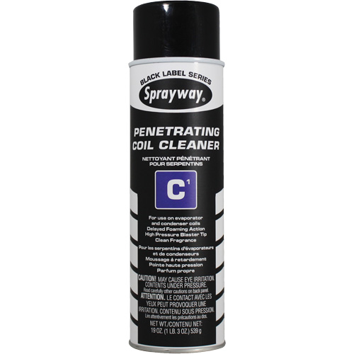 Nettoyant p&eacute;n&eacute;trant pour serpentins C1, 19 oz liq., Canette a&eacute;rosol GTA Hardware Inc