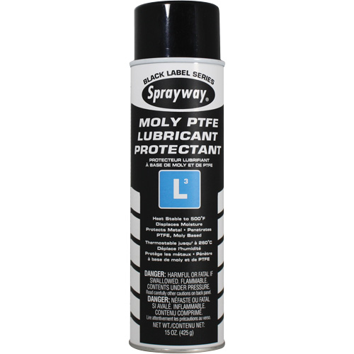 Lubrifiant protecteur au molybd&egrave;ne et PTFE L3, Canette a&eacute;rosol GTA Hardware Inc
