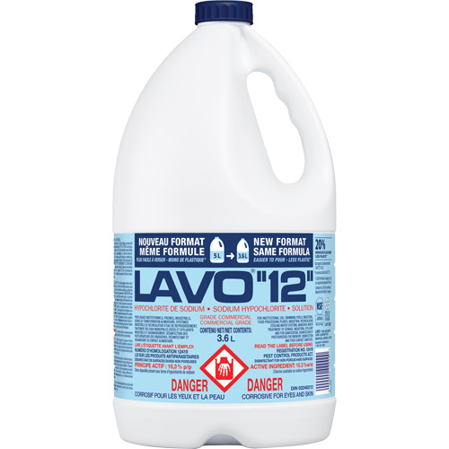 Liquid Bleach, 3.6 L, Jug GTA Hardware Inc