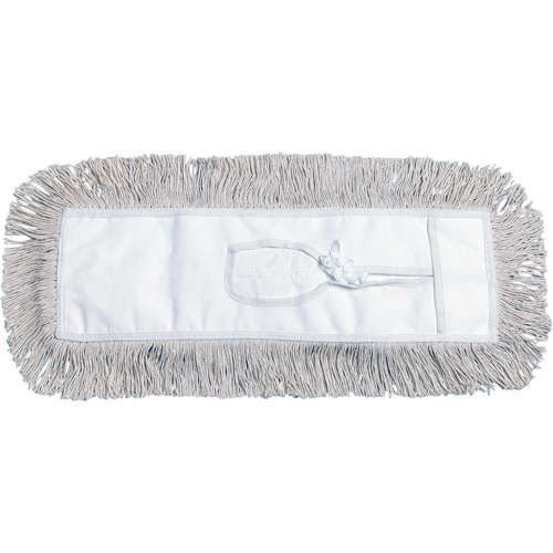 Dust Mop, Tie-On Style, Cotton, 18" L x 5" W GTA Hardware Inc