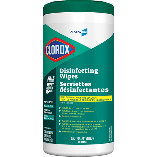 Lingettes d&eacute;sinfectantes, 75 lingettes GTA Hardware Inc