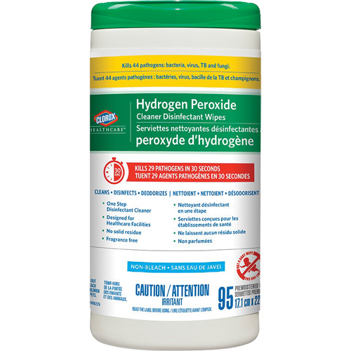 Healthcare&reg; Hydrogen Peroxide Cleaner Disinfecting Wipes, 95 Count GTA Hardware Inc