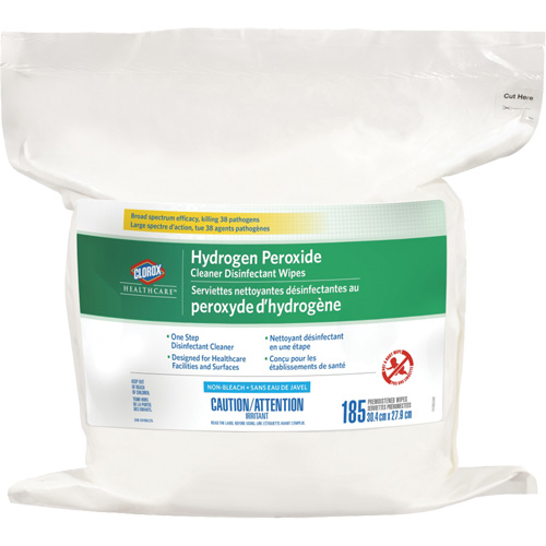 Healthcare&reg; Hydrogen Peroxide Cleaner Disinfecting Wipes, 185 Count GTA Hardware Inc