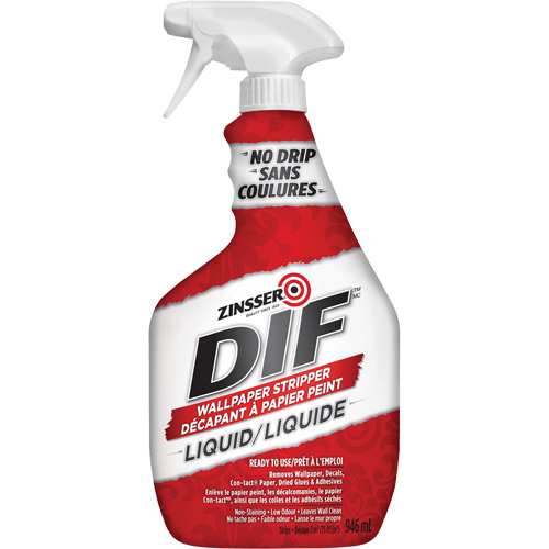 D&eacute;capant &agrave; papier peint &agrave; action rapide DIF, 946 ml, Bouteille &agrave; g&acirc;chette GTA Hardware Inc