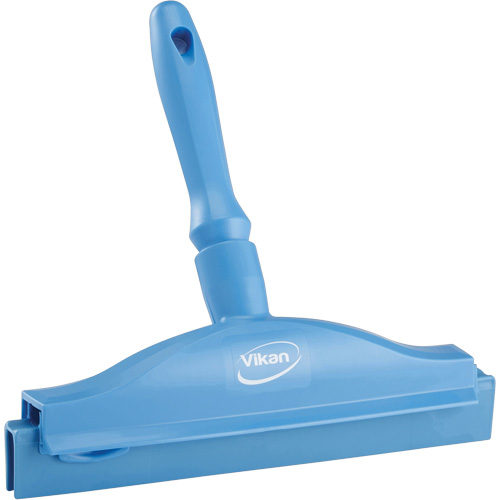 Raclette &agrave; lame double ultra hygi&eacute;nique, 10", Bleu GTA Hardware Inc
