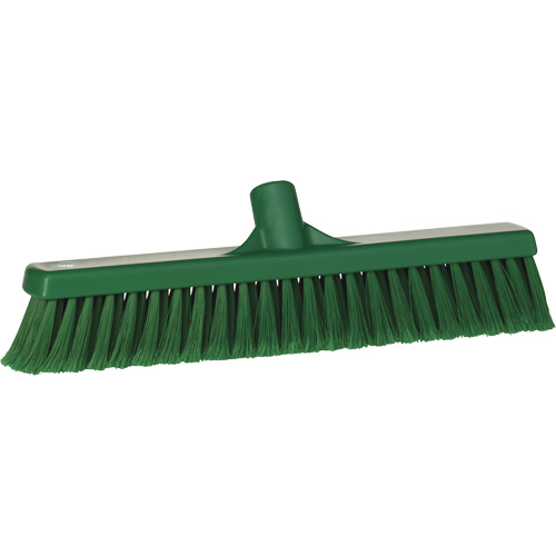 Balai-brosse pour particules fines, Crins Fin/&agrave; bout ouvrant, 16-1/4", Polypropyl&egrave;ne, Vert GTA Hardware Inc