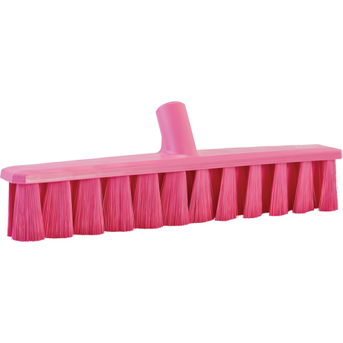 UST Soft Push Broom, Fine Bristles, 15-1/4", Polyester, Pink GTA Hardware Inc