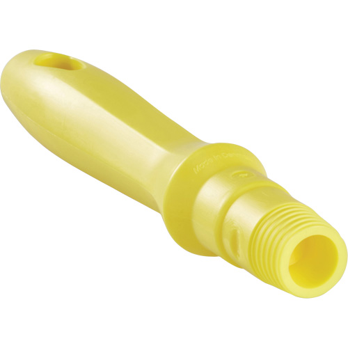 Mini Handle, Brush/Pad Holder/Scraper/Squeegee, Yellow, Standard, 6-1/4" L GTA Hardware Inc