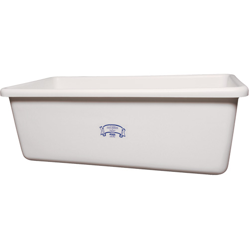 Bac de rangement et transport, Plastique, Blanc GTA Hardware Inc