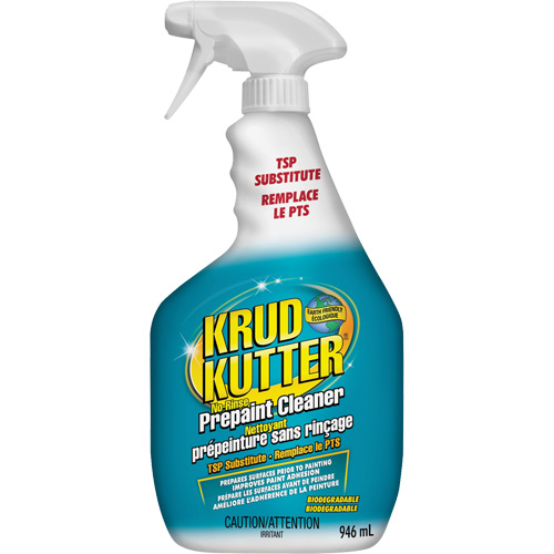 Nettoyant pour pr&eacute;peinture sans rinçage Substitut TSP Krud Kutter, 946 ml, Bouteille &agrave; g&acirc;chette GTA Hardware Inc