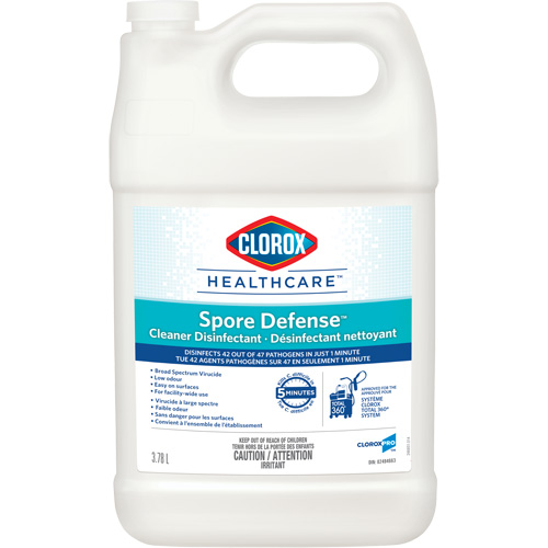 Clorox Healthcare&reg; Spore Defense Cleaner Disinfectant, 3.78 L, Jug GTA Hardware Inc