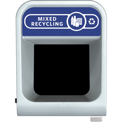 Conteneur pour d&eacute;chets de recyclage m&eacute;lang&eacute;s Configure, Vrac, Acier, 45 gal. US GTA Hardware Inc