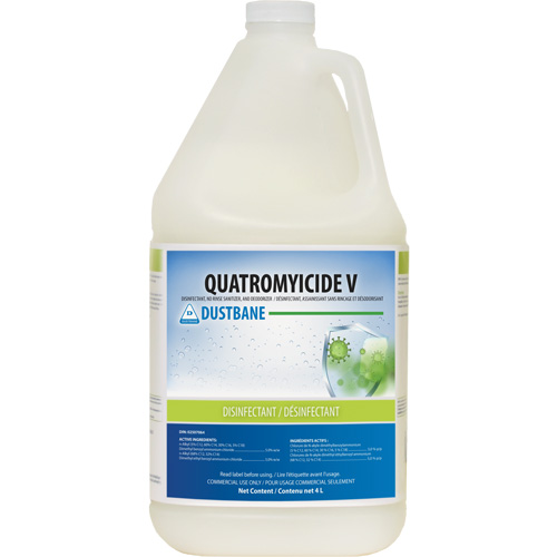Quatromyicide V Disinfectant, Sanitizer & Deodorizer, 4 L, Jug GTA Hardware Inc