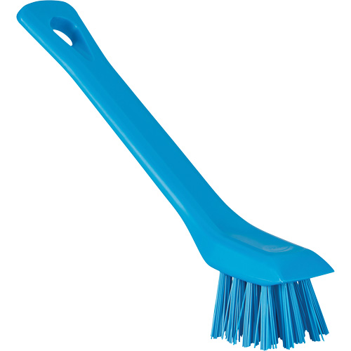 Brush with Scraping Edge, Stiff Bristles, 6" Long, Blue GTA Hardware Inc