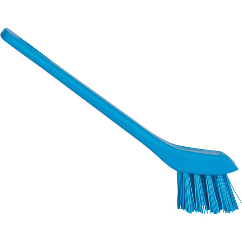 Brush with Scraping Edge, Stiff Bristles, 6" Long, Blue GTA Hardware Inc