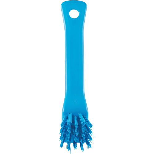 Brush with Scraping Edge, Stiff Bristles, 6" Long, Blue GTA Hardware Inc