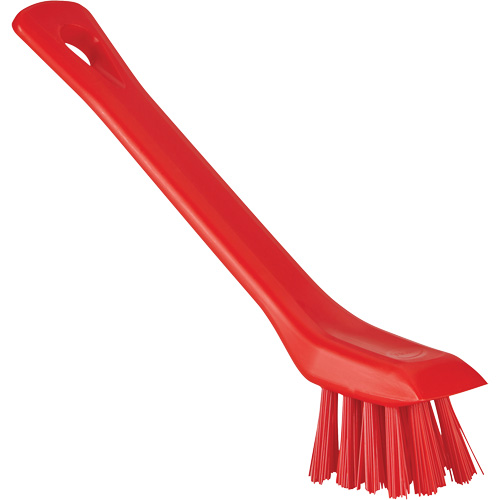 Brosse avec rebord grattoir, Soies Ferme, Longueur de 6", Rouge GTA Hardware Inc