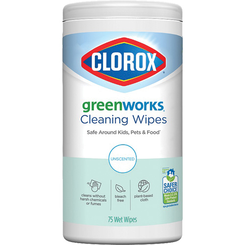 Lingettes nettoyantes GreenWorks, 75 lingettes GTA Hardware Inc