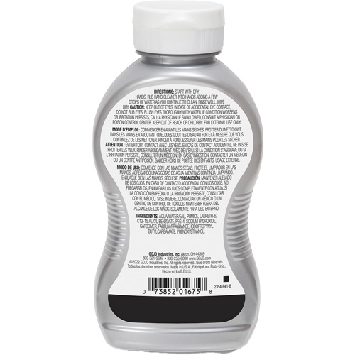 Hand Cleaner, Gel/Pumice, 295.74 ml, Bottle, Cherry GTA Hardware Inc