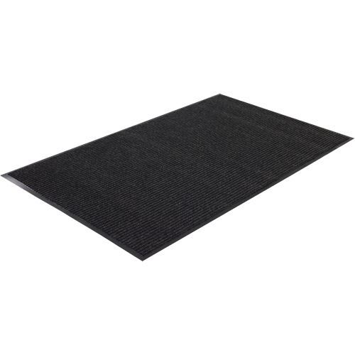 Twin Rib Matting, Wiper/Scraper, 4' x 6' x 1/4", Charcoal GTA Hardware Inc