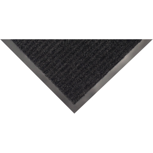 Twin Rib Matting, Wiper/Scraper, 4' x 6' x 1/4", Charcoal GTA Hardware Inc