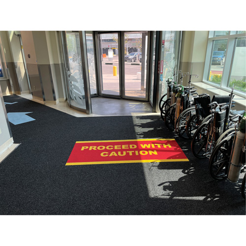 Supreme Knob Entrance Matting, Wiper/Scraper, 3-1/2' x 6' x 7/16", Charcoal GTA Hardware Inc