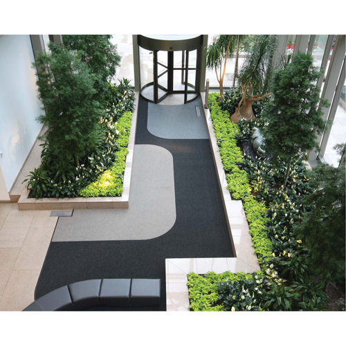 Supreme Knob Entrance Matting, Wiper/Scraper, 3-1/2' x 6' x 7/16", Charcoal GTA Hardware Inc