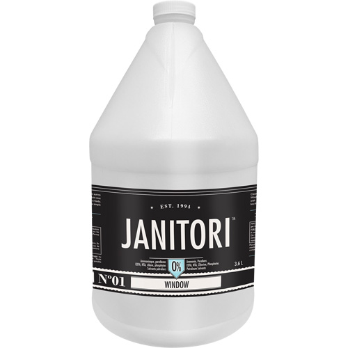 Janitori 01 Window Cleaner, 4 L, Jug GTA Hardware Inc
