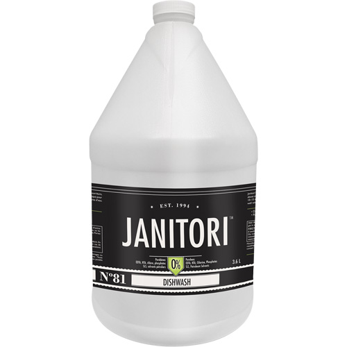 Nettoyant &agrave; vaisselle Janitori 81, Liquide, 4 L GTA Hardware Inc