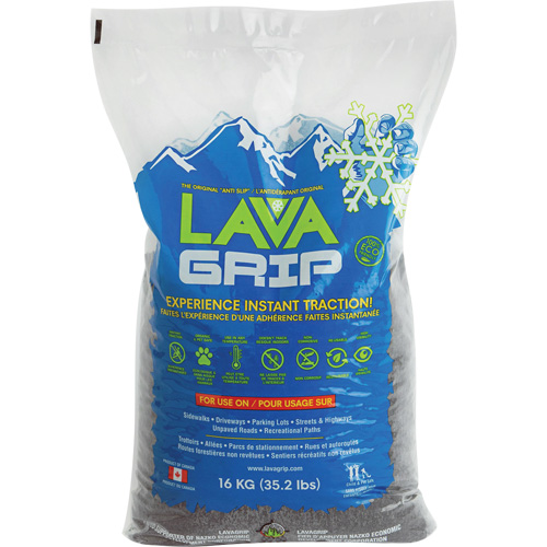 LavaGrip Traction-Aid, Container Size 35.3 lbs. (16 kg), Bag GTA Hardware Inc