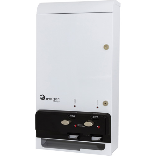 EvoGen&reg; EV-1 Dual Pad & Tampon Dispenser GTA Hardware Inc