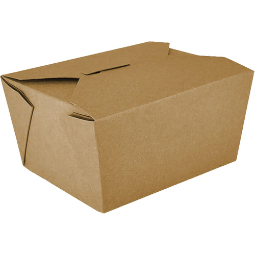 Kraft Take Out Food Containers, Corrugated, Rectangular GTA Hardware Inc
