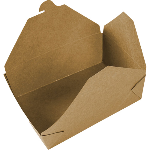 Kraft Take Out Food Containers, Corrugated, Rectangular GTA Hardware Inc