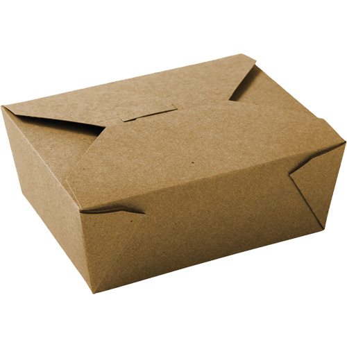 Kraft Take Out Food Containers, Corrugated, Rectangular GTA Hardware Inc
