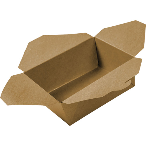 Kraft Take Out Food Containers, Corrugated, Rectangular GTA Hardware Inc