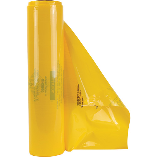 Doublures pour d&eacute;chets dangereux, Amiante, 40" lo x 26" la, 3 mils GTA Hardware Inc