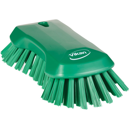 Hand Brush, Extra Stiff Bristles, 9-1/10" Long, Green GTA Hardware Inc