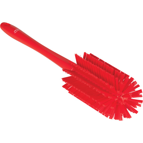 Brosse moyenne avec manche, Soies Ferme, Longueur de 17", Rouge GTA Hardware Inc