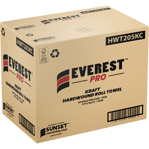 Everest Pro Kraft Hardwound Roll Towels, 1 Ply, Standard GTA Hardware Inc