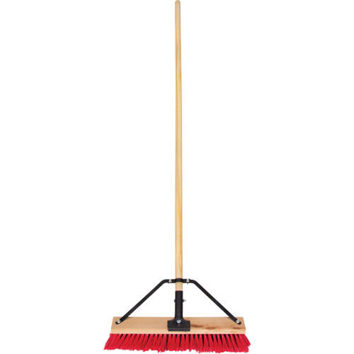 Balai-brosse &agrave; manche renforc&eacute;, 18", Moyen, Soies PVC GTA Hardware Inc