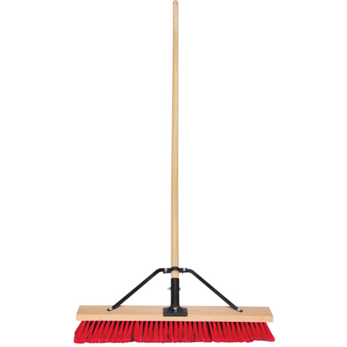 Balai-brosse &agrave; manche renforc&eacute;, 24", Moyen, Soies PVC GTA Hardware Inc