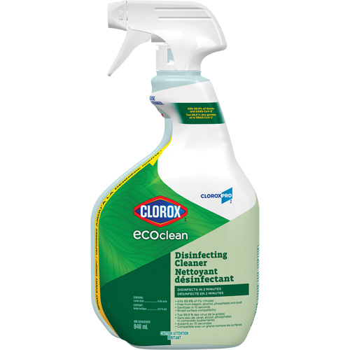 Nettoyant d&eacute;sinfectant CloroxPro Clorox EcoClean, 946 ml, Bouteille &agrave; g&acirc;chette GTA Hardware Inc